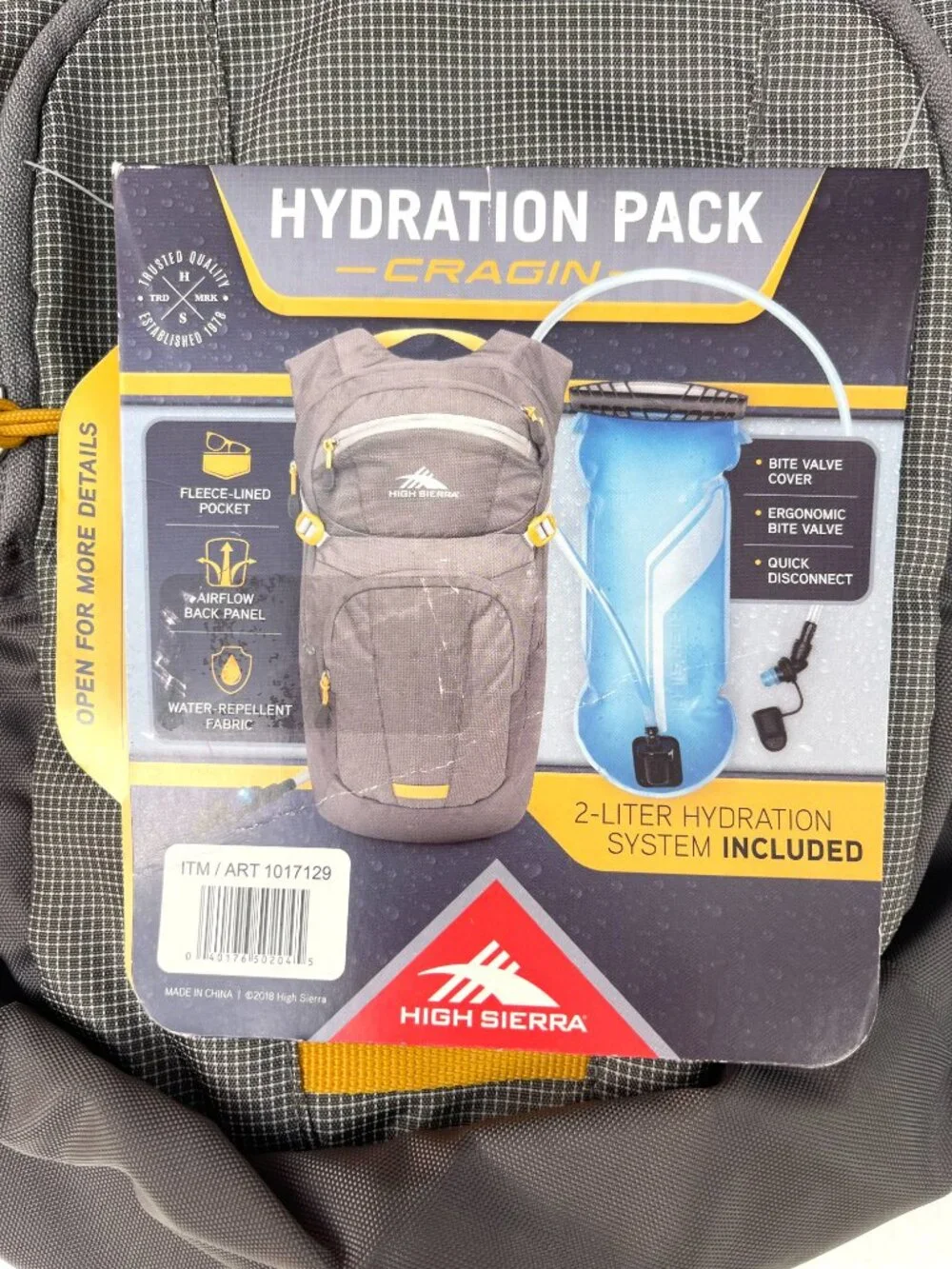 NWT High Sierra 2L Hydration Cycling Hiking Backpack